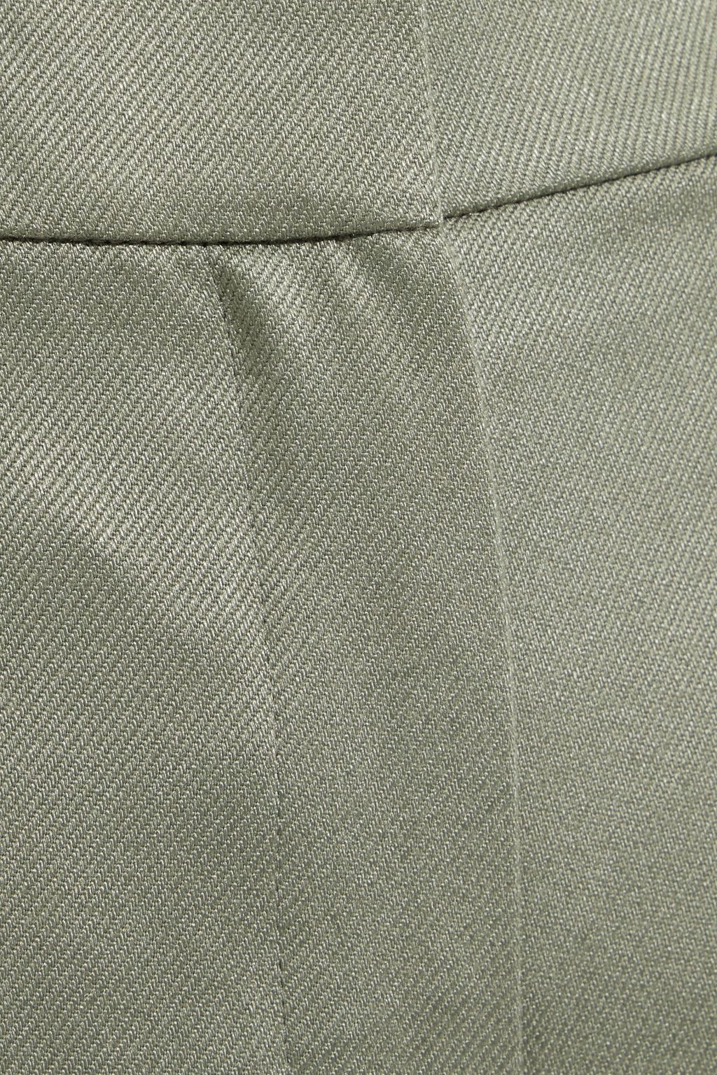 THEORY Twill wide-leg pants