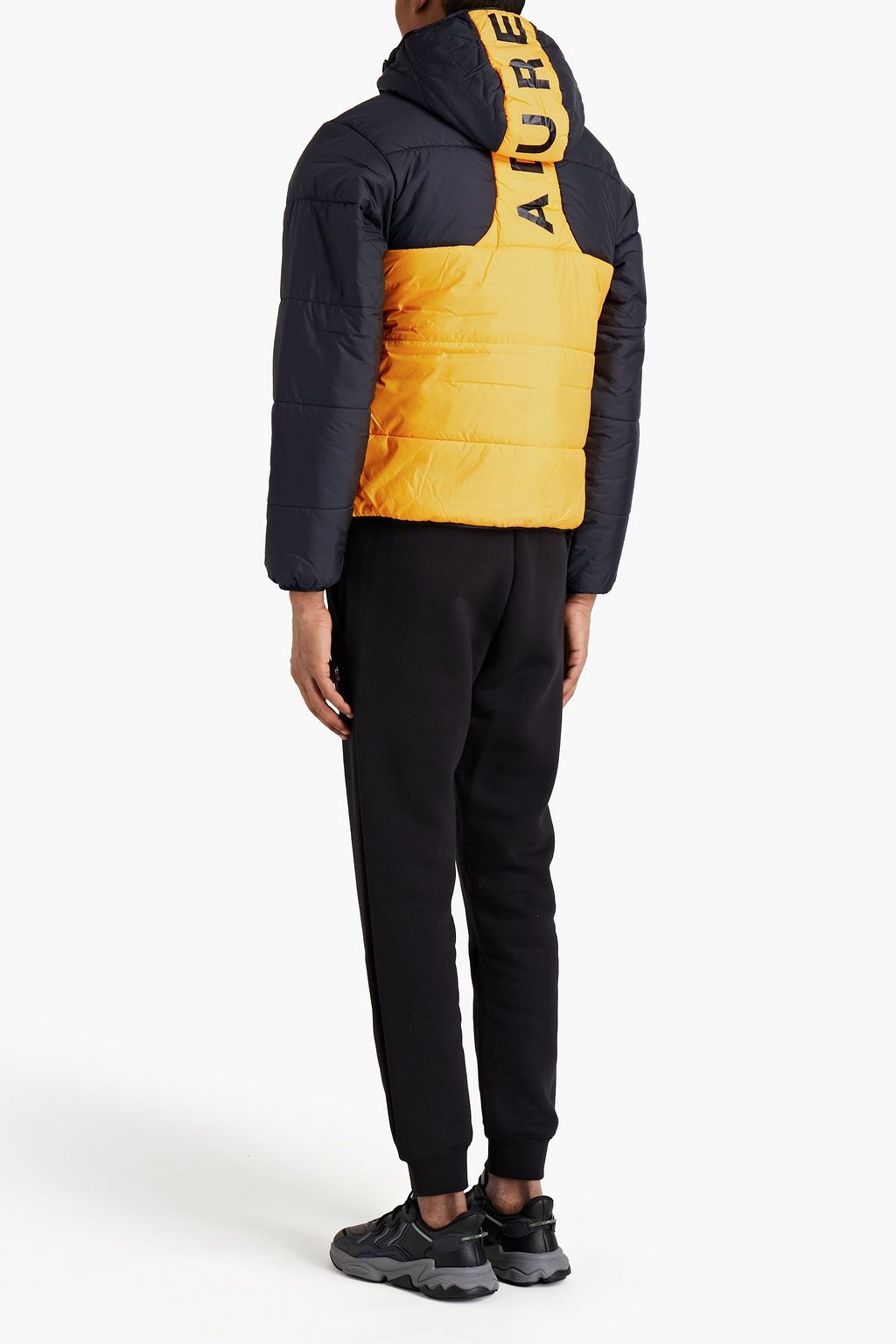 ADIDAS ORIGINALS Reversible quilted printed shell hooded jacket