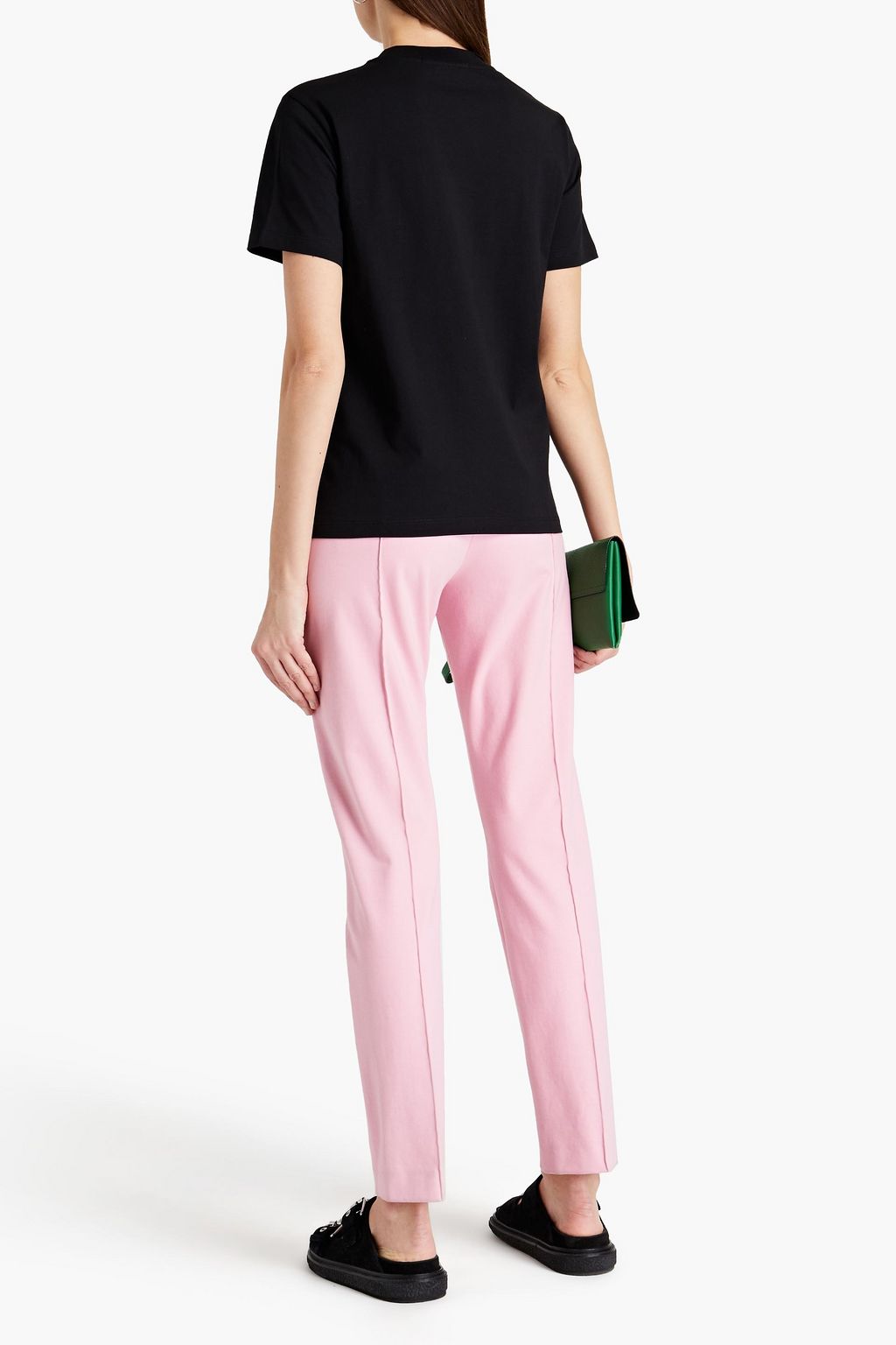 MSGM Printed cotton-jersey T-shirt