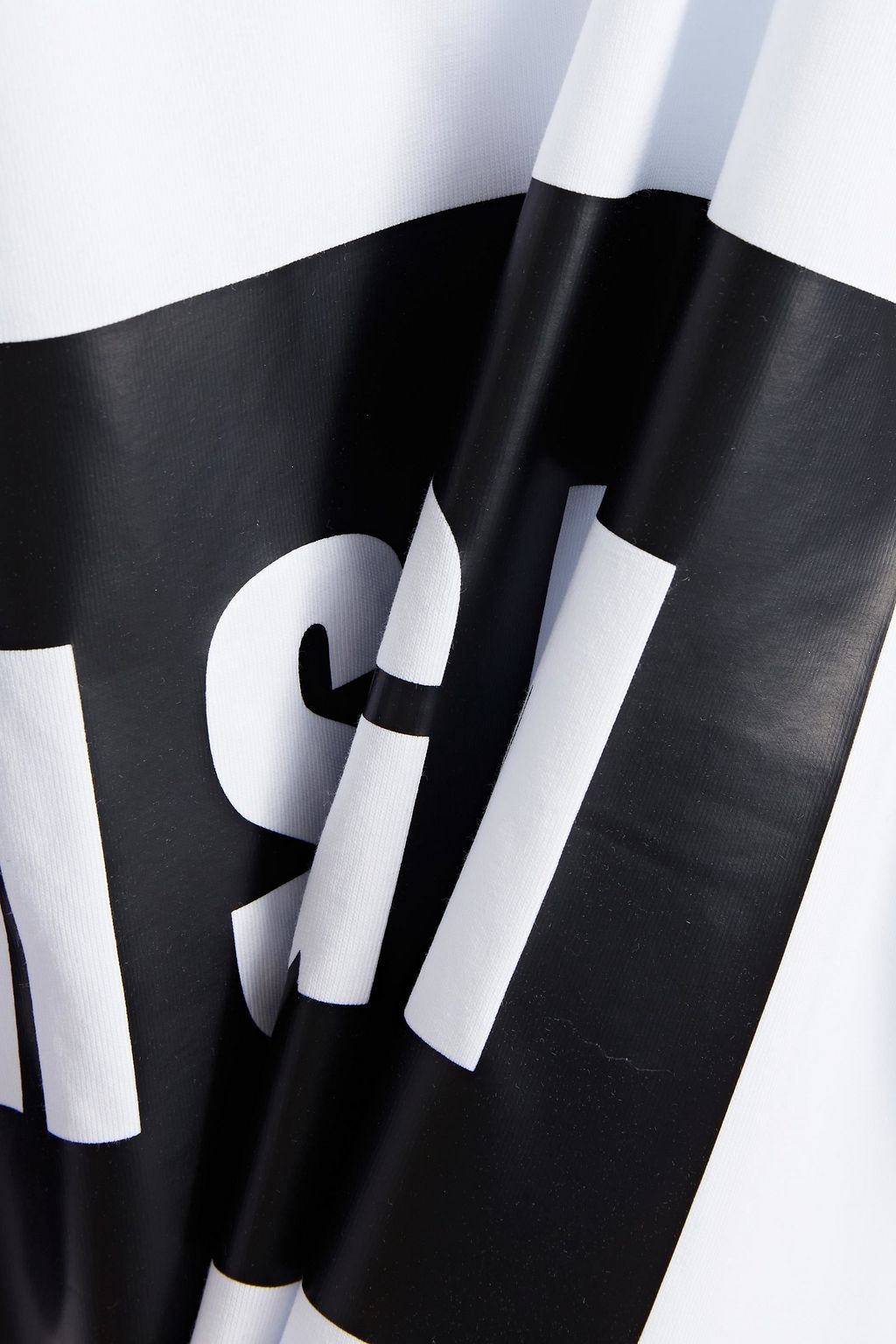 MSGM Printed cotton-jersey T-shirt