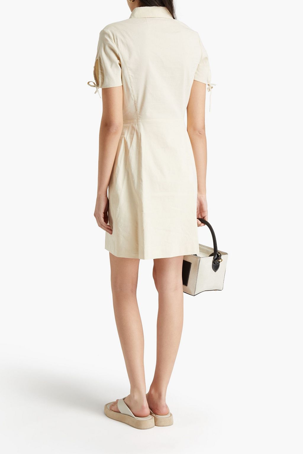 theory linen shirt dress
