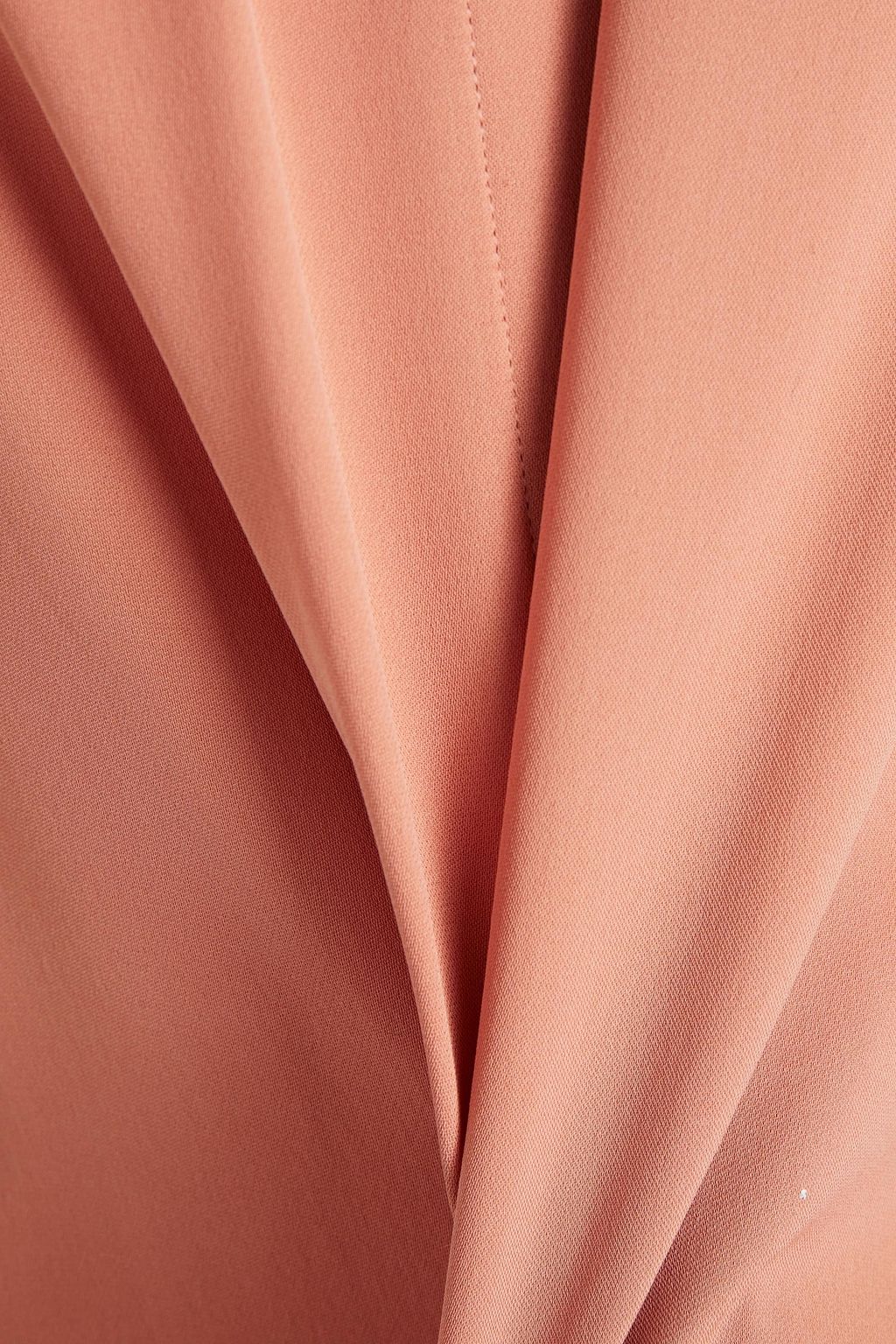 THEORY Gathered silk crepe de chine top