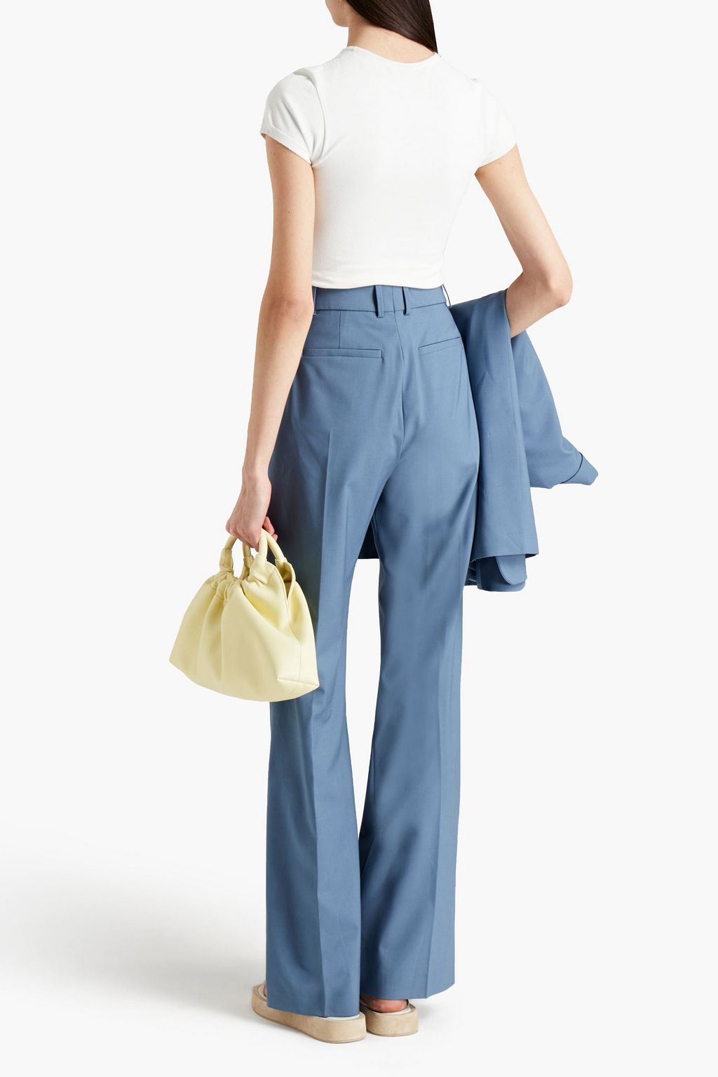 JOSEPH Morissey wool-blend flared pants