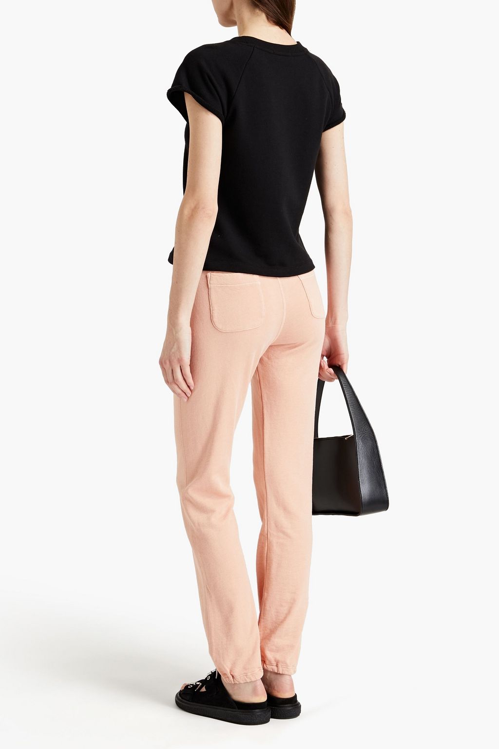 JAMES PERSE Genie Supima French cotton-terry track pants