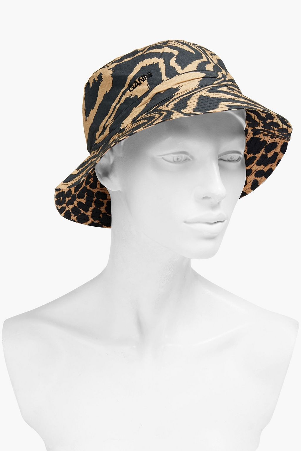 GANNI Floral-print cotton bucket hat