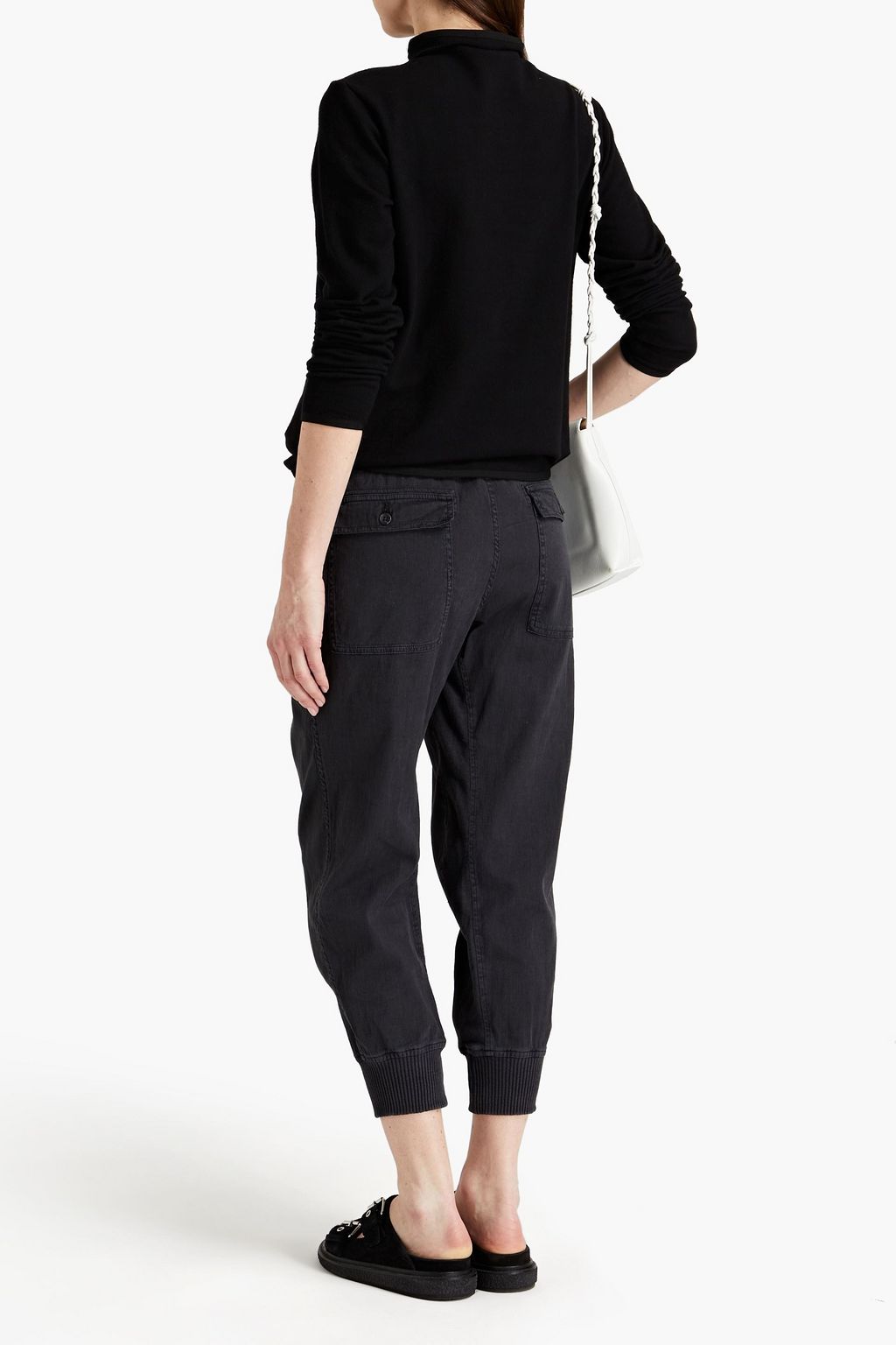 JAMES PERSE Cotton-blend jersey track pants