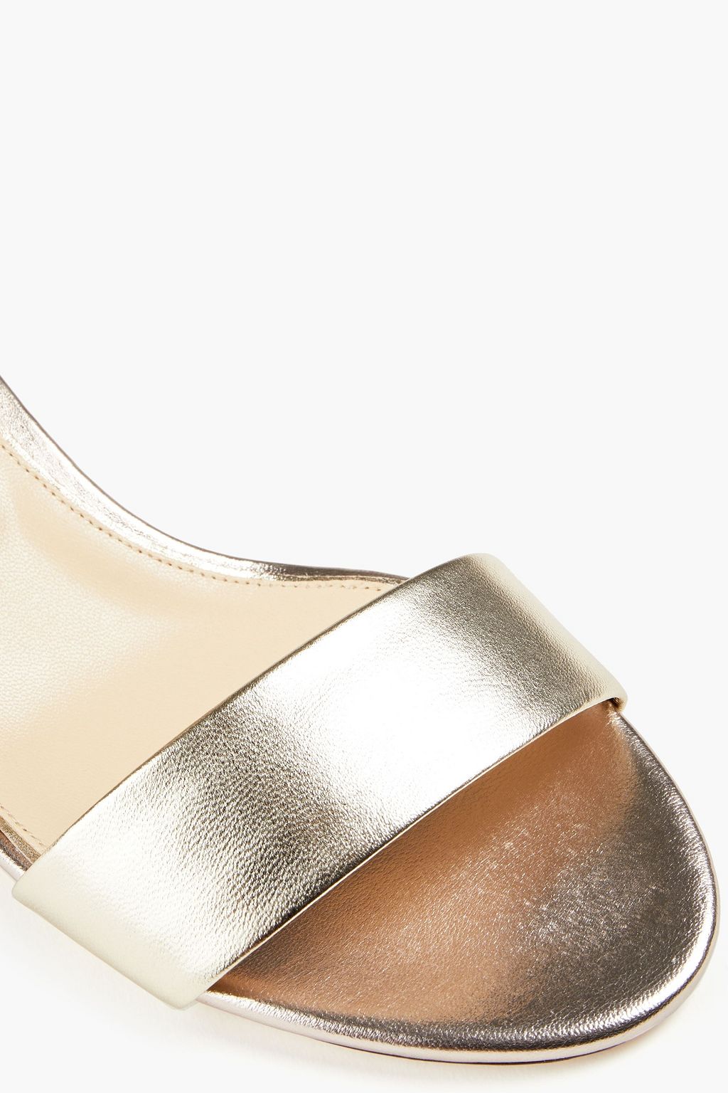 JIMMY CHOO Jaimie 40 metallic leather sandals