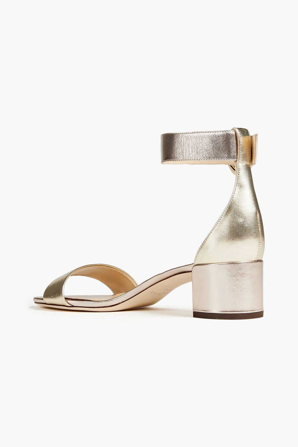 JIMMY CHOO Jaimie 40 metallic leather sandals