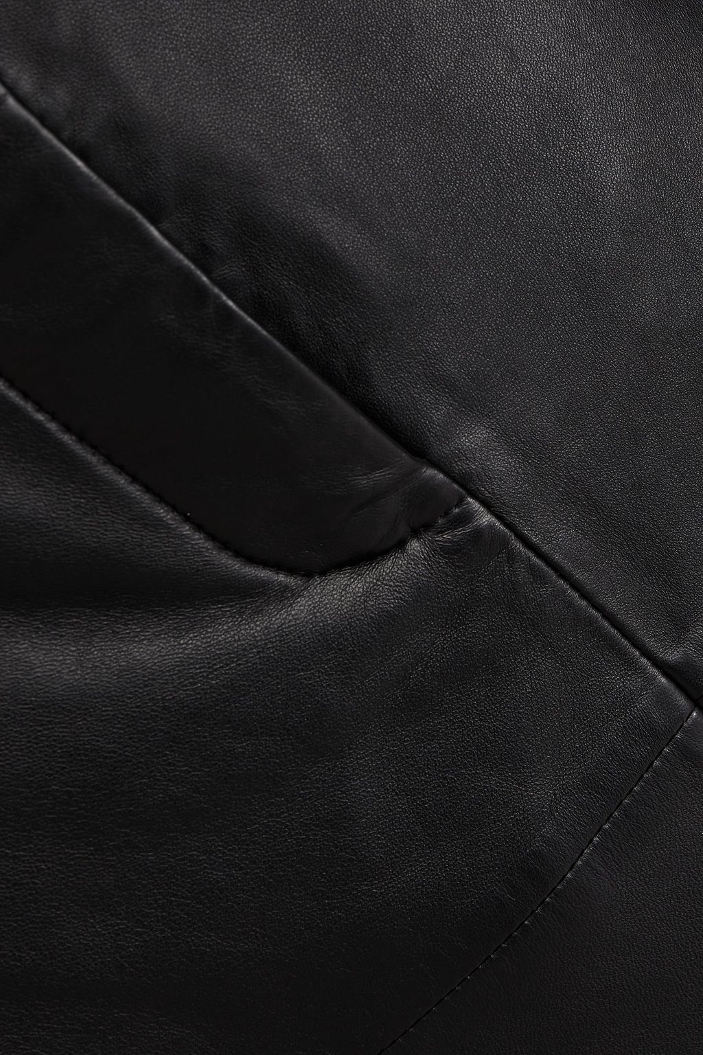 JOSEPH Paneled leather skirt
