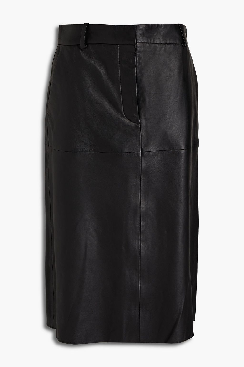 JOSEPH Salva leather midi skirt | THE OUTNET