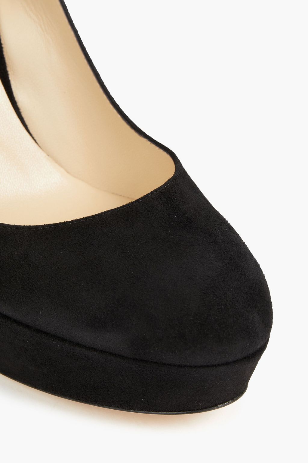 JIMMY CHOO Ellis 120 スエード プラットフォームパンプス