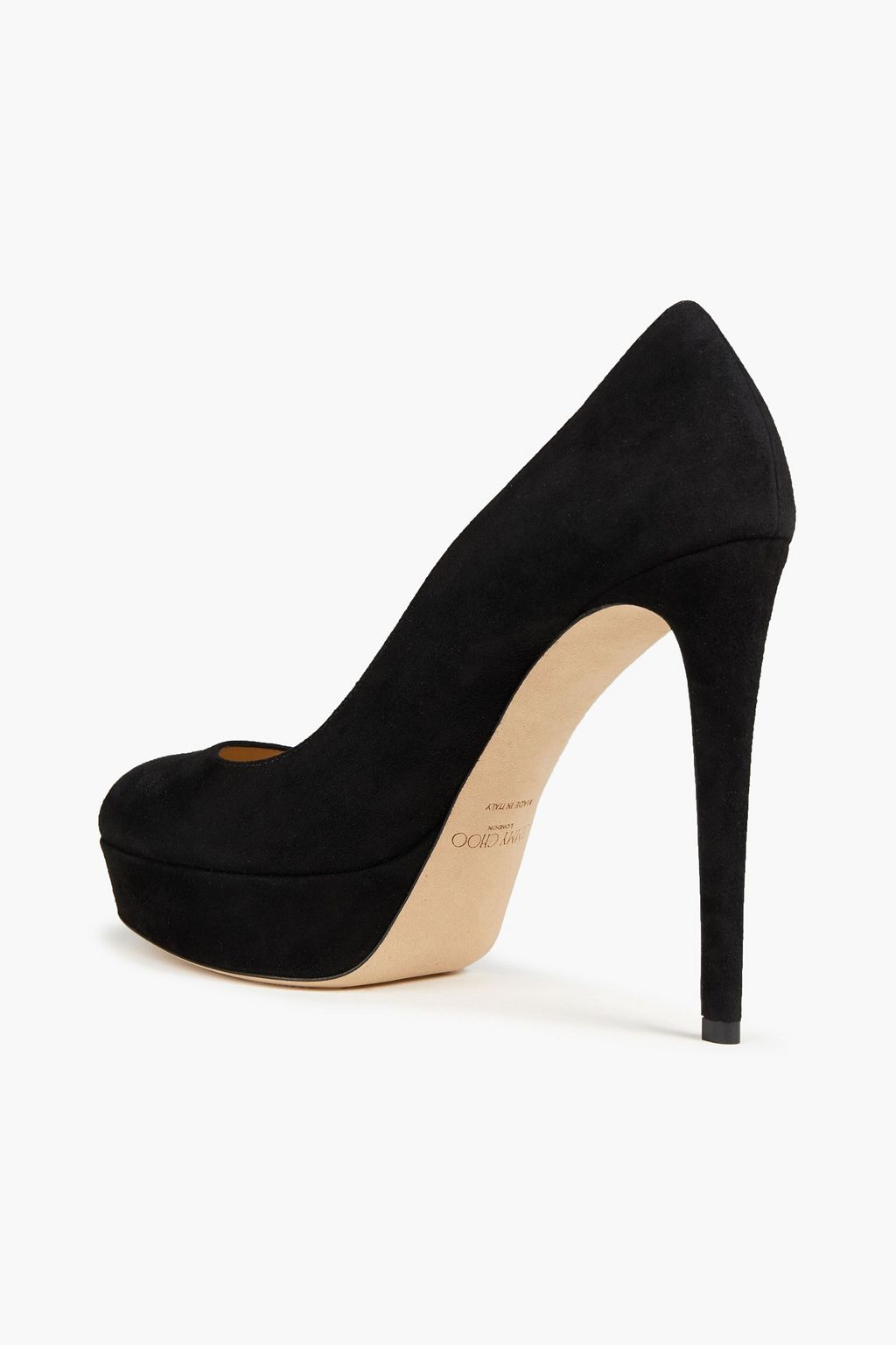 JIMMY CHOO Ellis 120 スエード プラットフォームパンプス