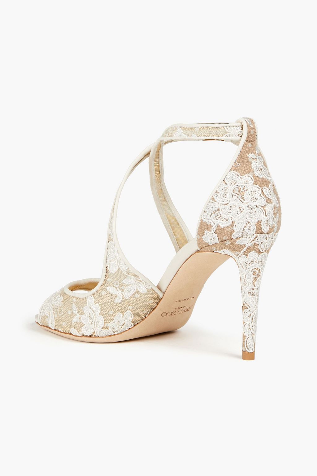 JIMMY CHOO Emily 85 corded lace sandals