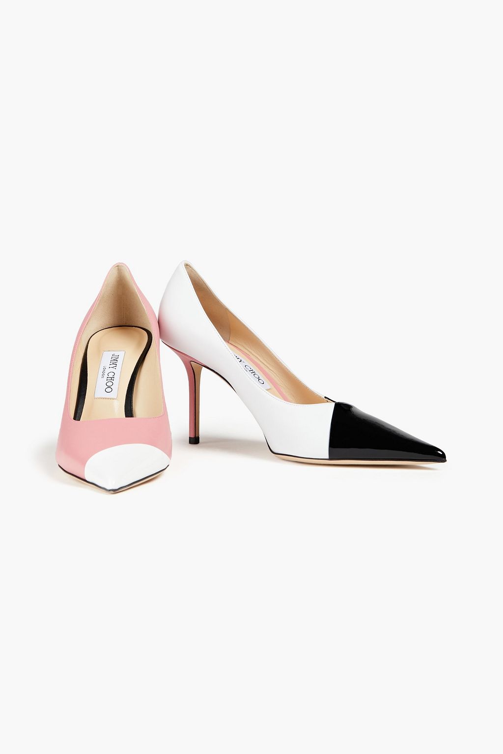 JIMMY CHOO Love 85 smooth and patent-leather pumps