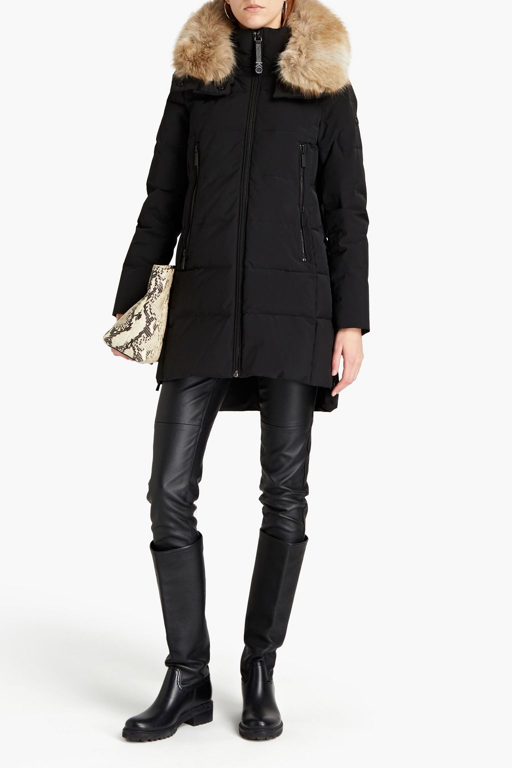 MICHAEL MICHAEL KORS Quilted shell hooded down coat