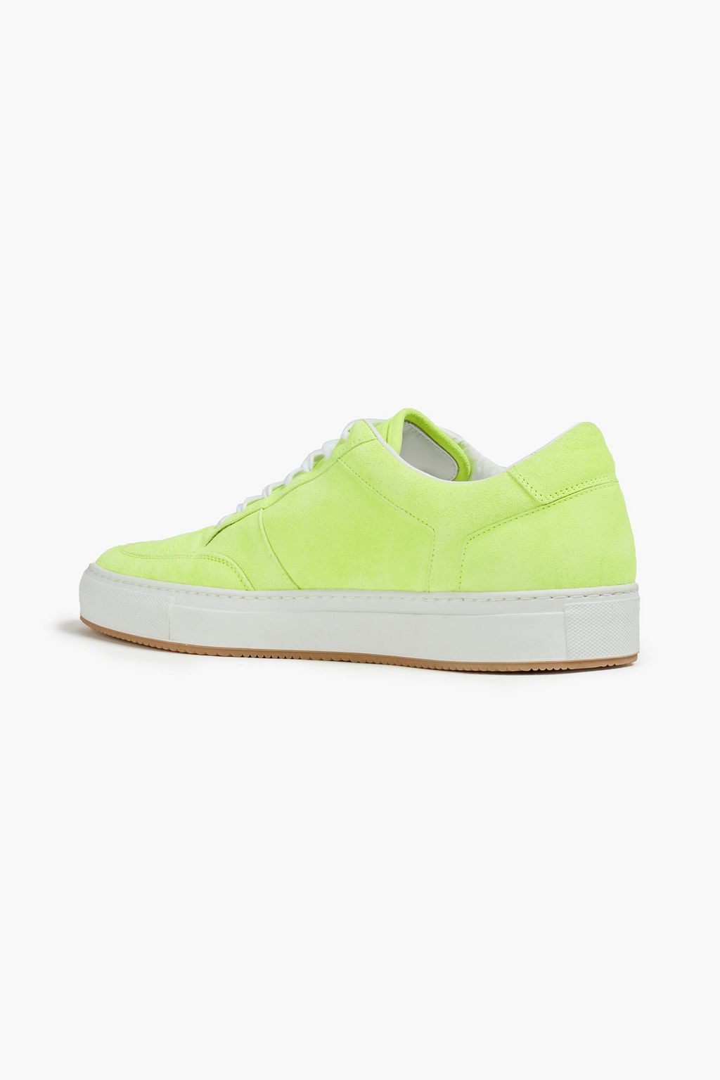COMMON PROJECTS Zeus perforated neon suede sneakers