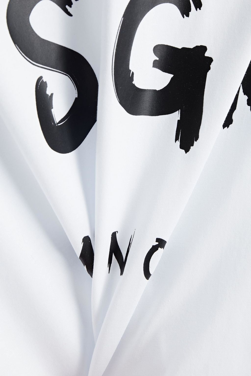 MSGM Printed cotton-jersey T-shirt