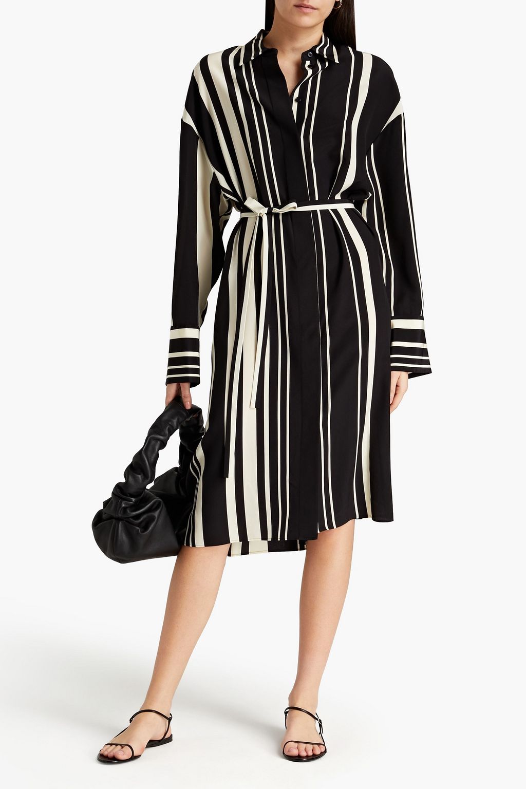 JOSEPH Dura silk shirt dress
