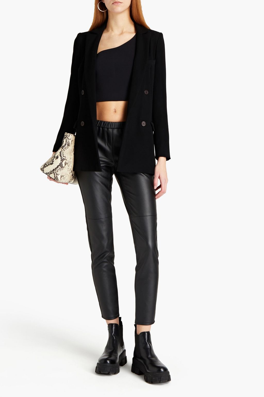 MICHAEL MICHAEL KORS Faux leather leggings