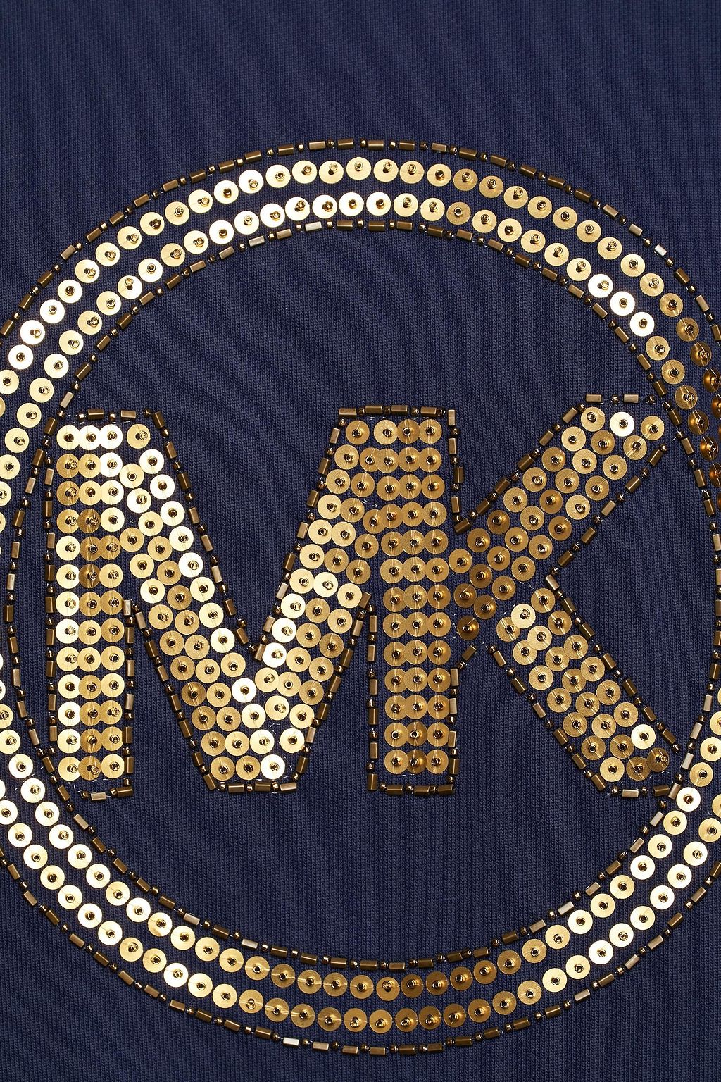 MICHAEL MICHAEL KORS Embellished French cotton-terry sweatshirt