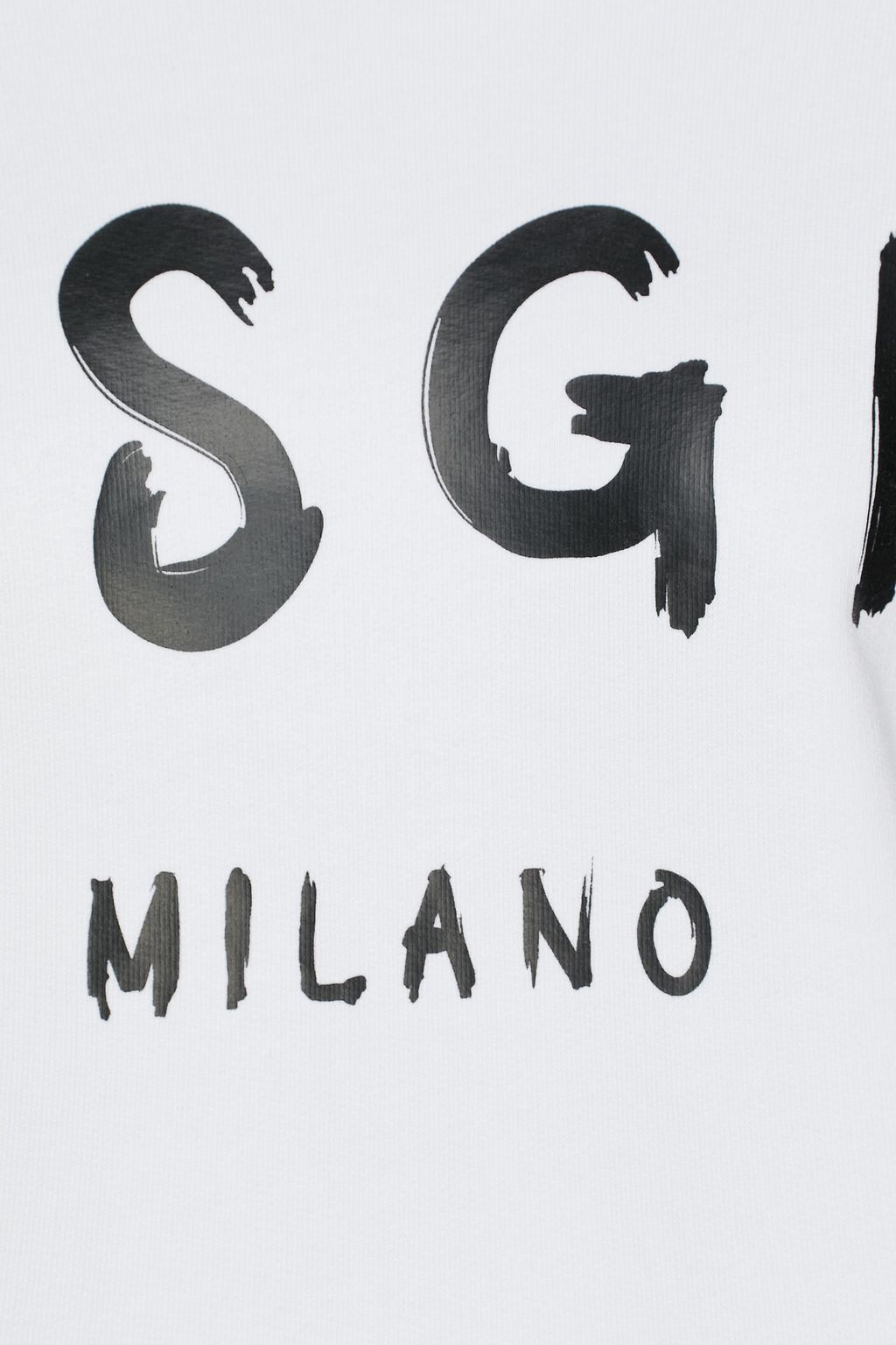 MSGM Printed cotton-jersey sweatshirt
