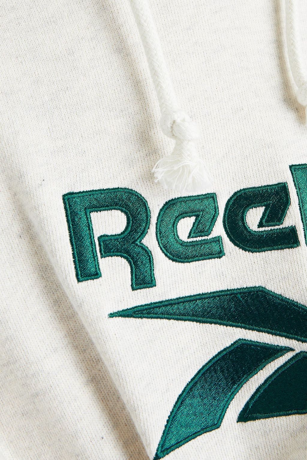 REEBOK Classics Vector Crew embroidered French cotton-terry hoodie