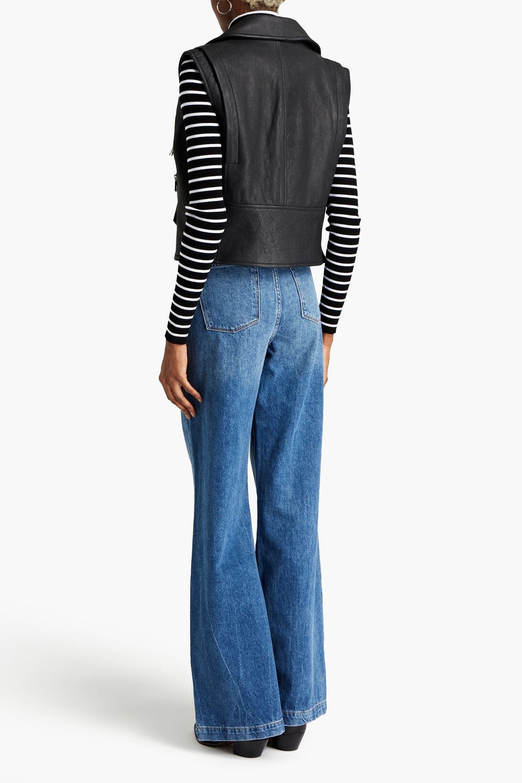 MICHAEL MICHAEL KORS Asymmetric leather vest