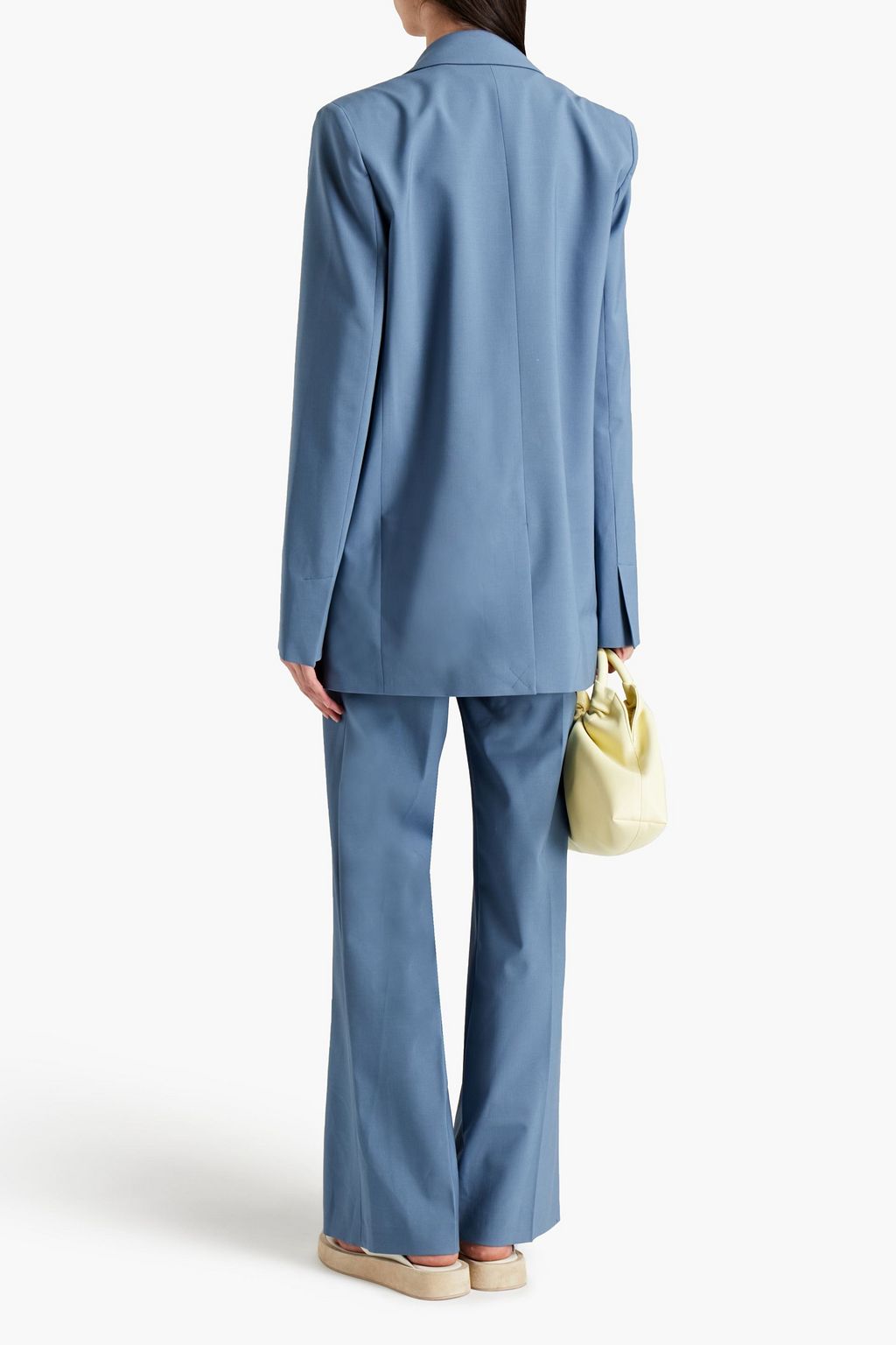 JOSEPH Wool-blend crepe blazer