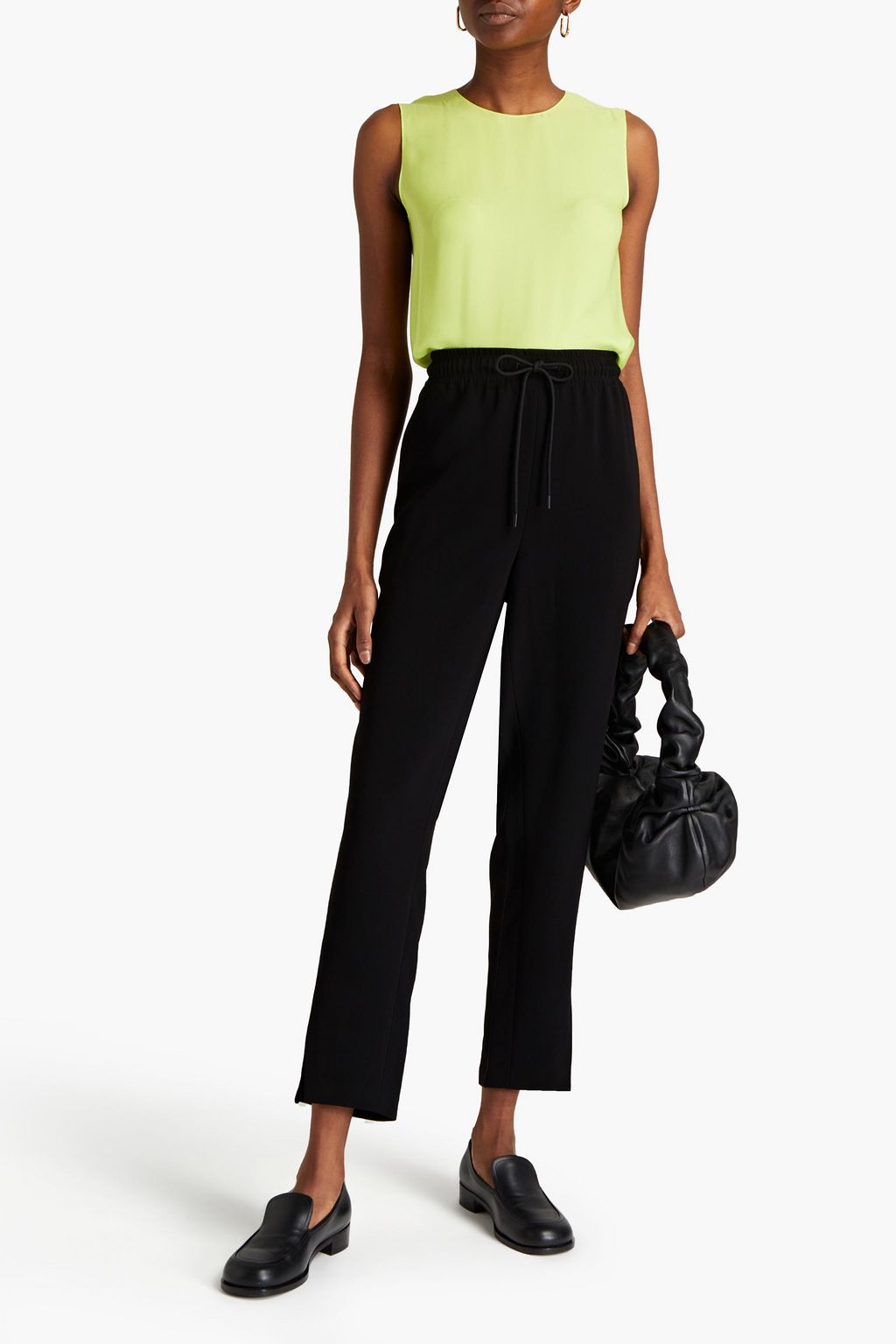 THEORY Crepe tapered pants