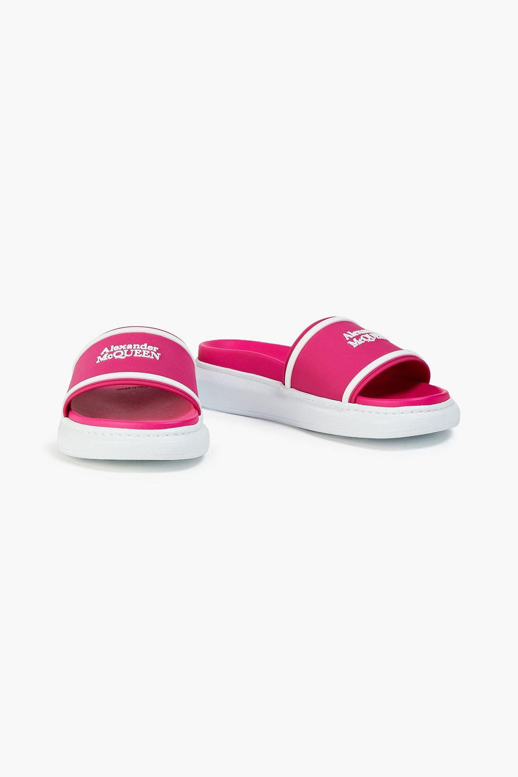 MCQUEEN Appliquéd rubber slides