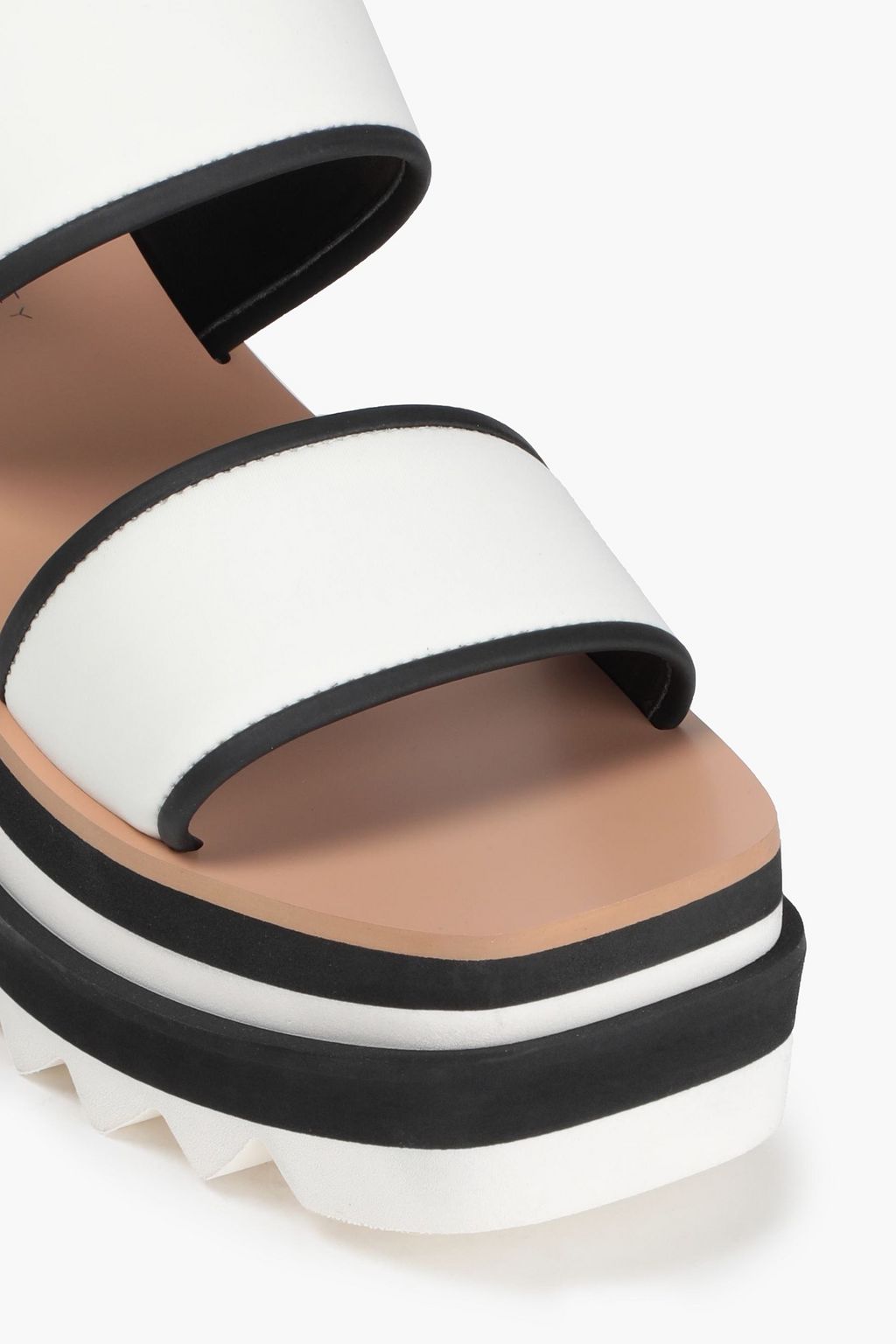 STELLA MCCARTNEY Two-tone neoprene platform sandals