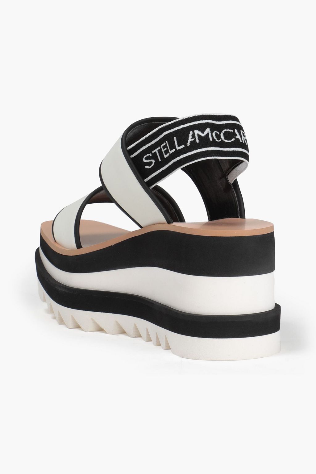 STELLA MCCARTNEY Two-tone neoprene platform sandals