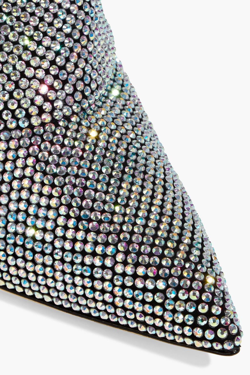GIUSEPPE ZANOTTI Kanda crystal-embellished suede mules