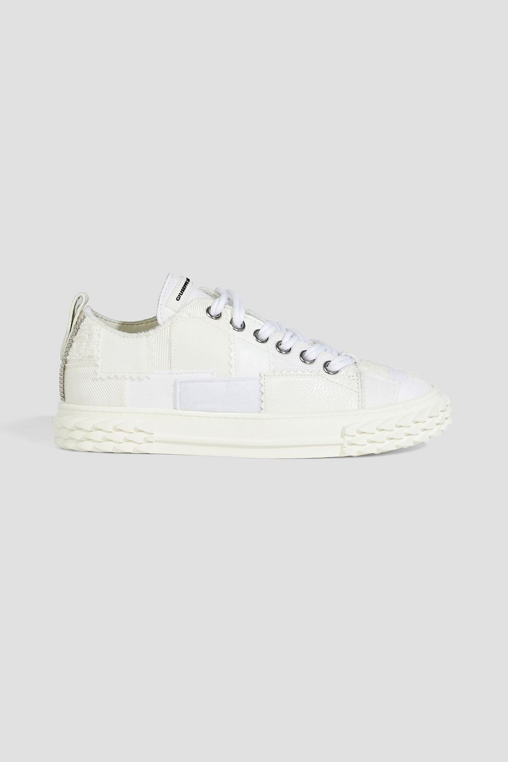 giuseppe zanotti patchwork sneakers