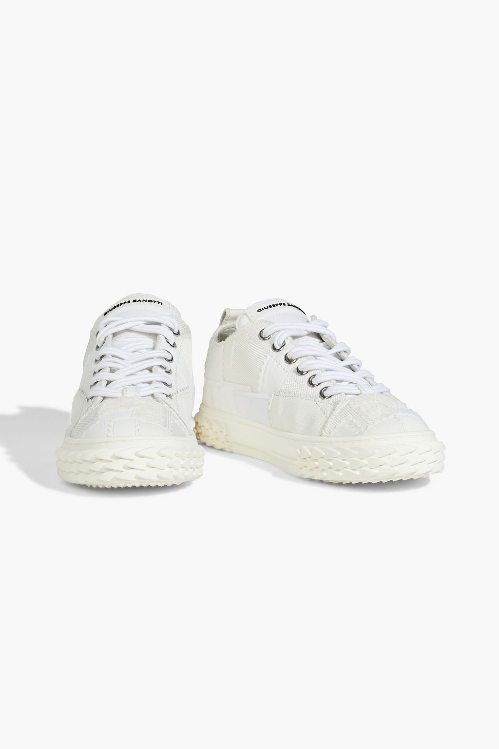 giuseppe zanotti patchwork sneakers