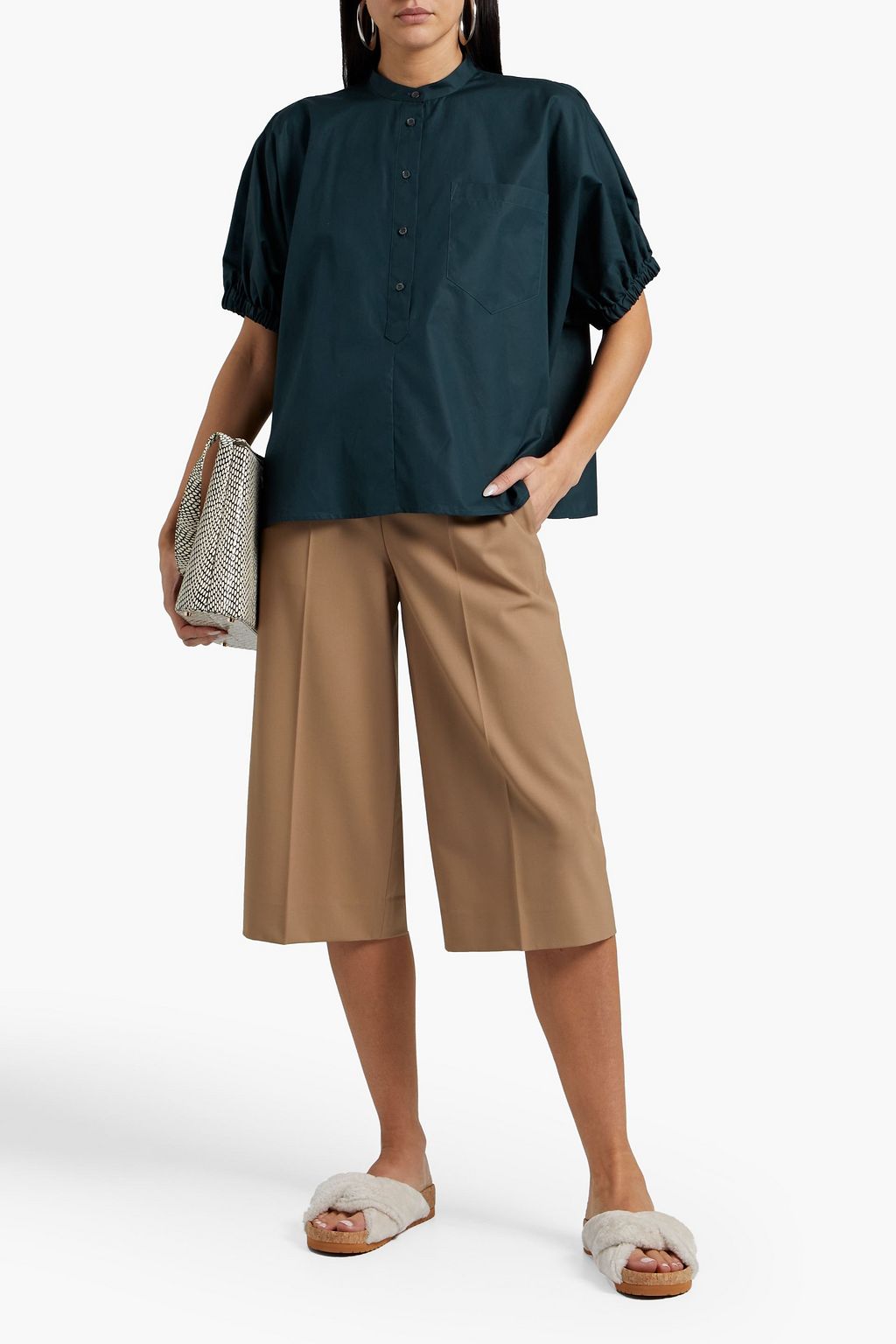 ASPESI Cotton-poplin top