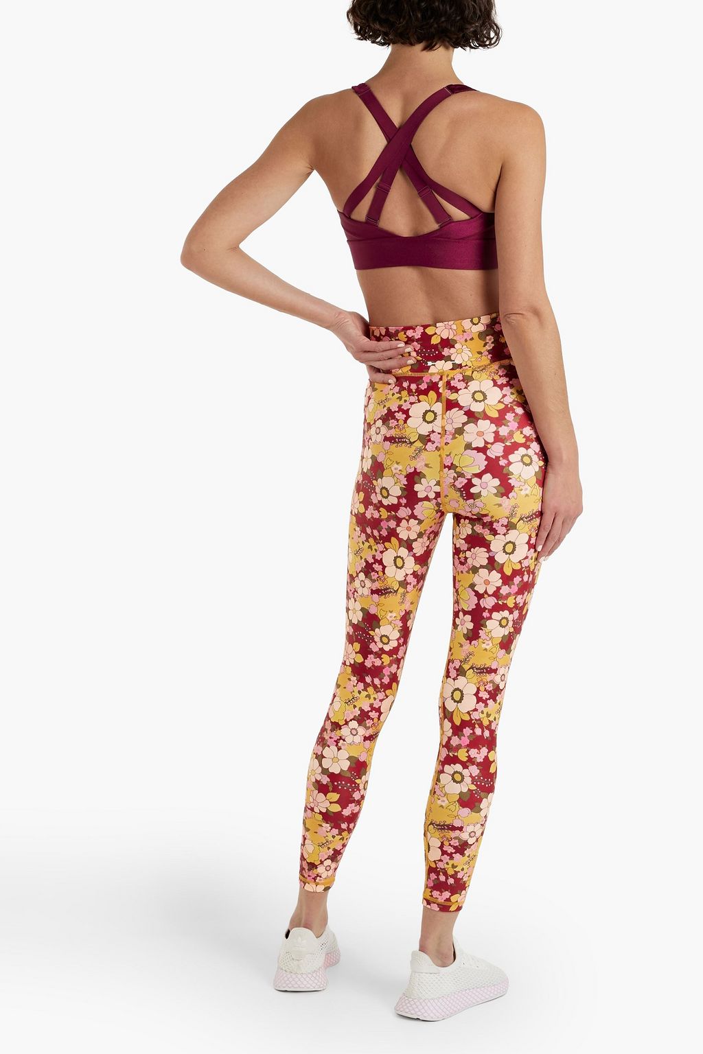THE UPSIDE Palm Springs Dance floral-print stretch leggings