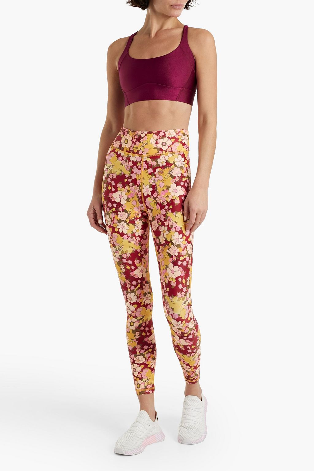 THE UPSIDE Palm Springs Dance floral-print stretch leggings