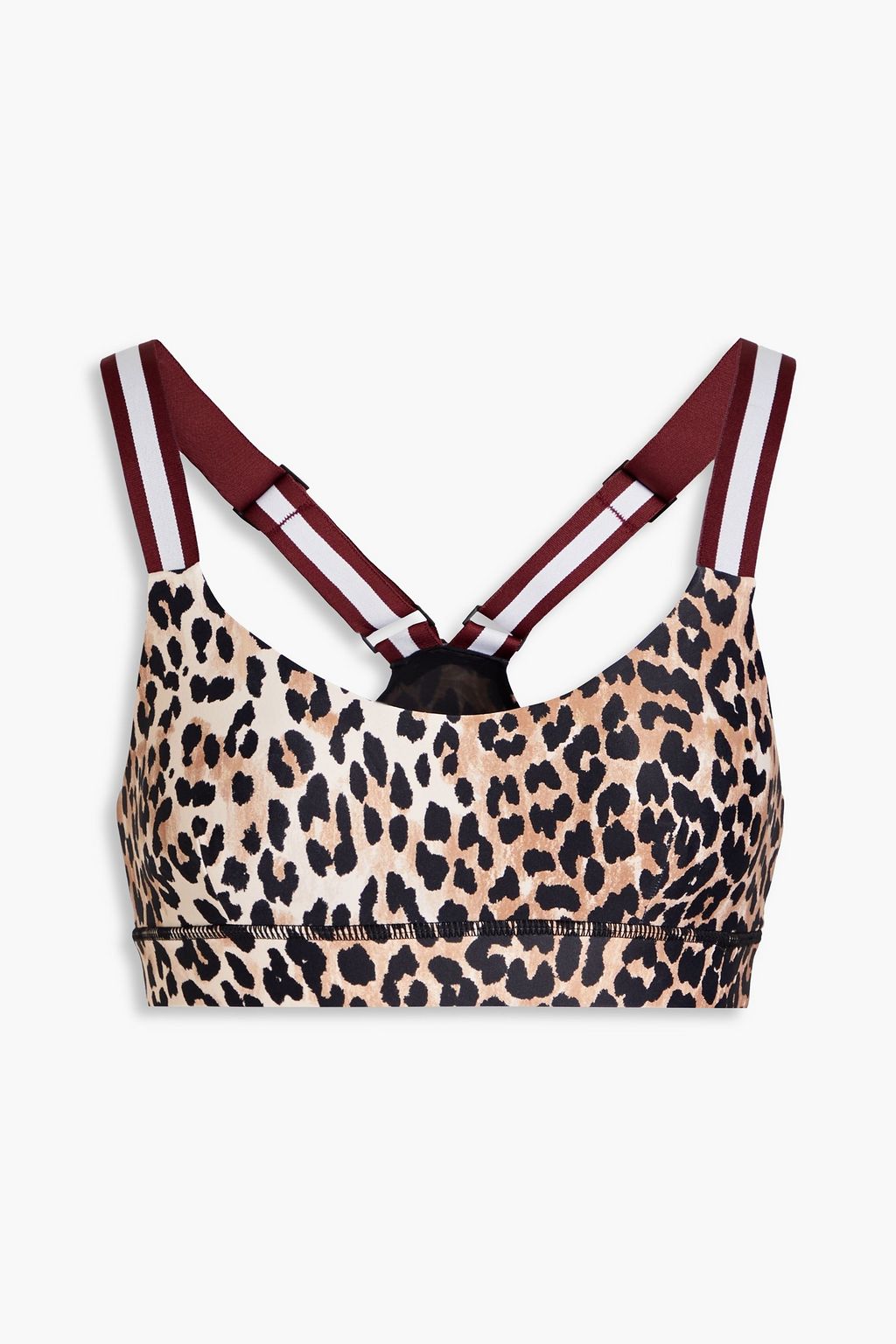 leopard print sports bra