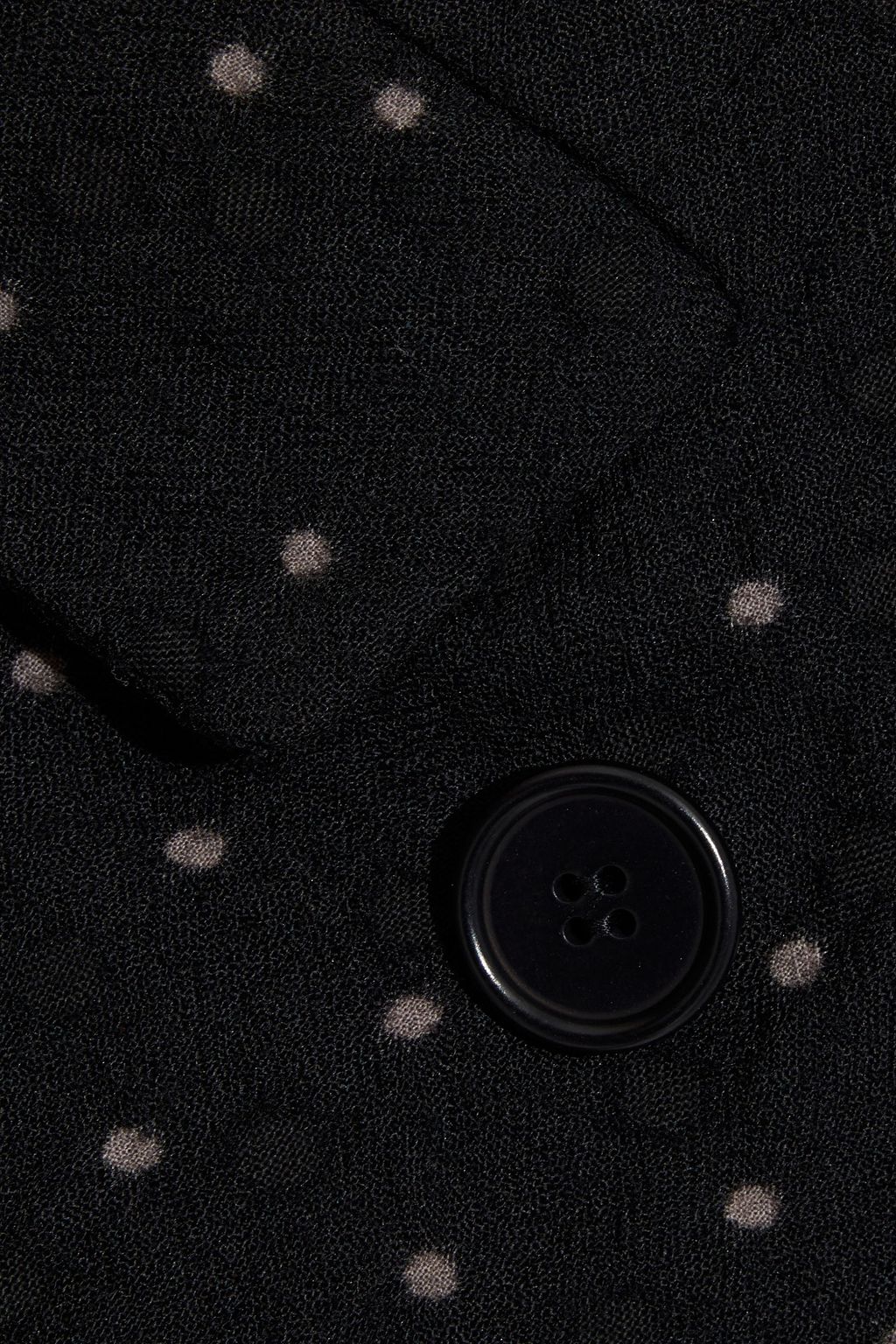 ASPESI Double-breasted polka-dot wool-jacquard blazer