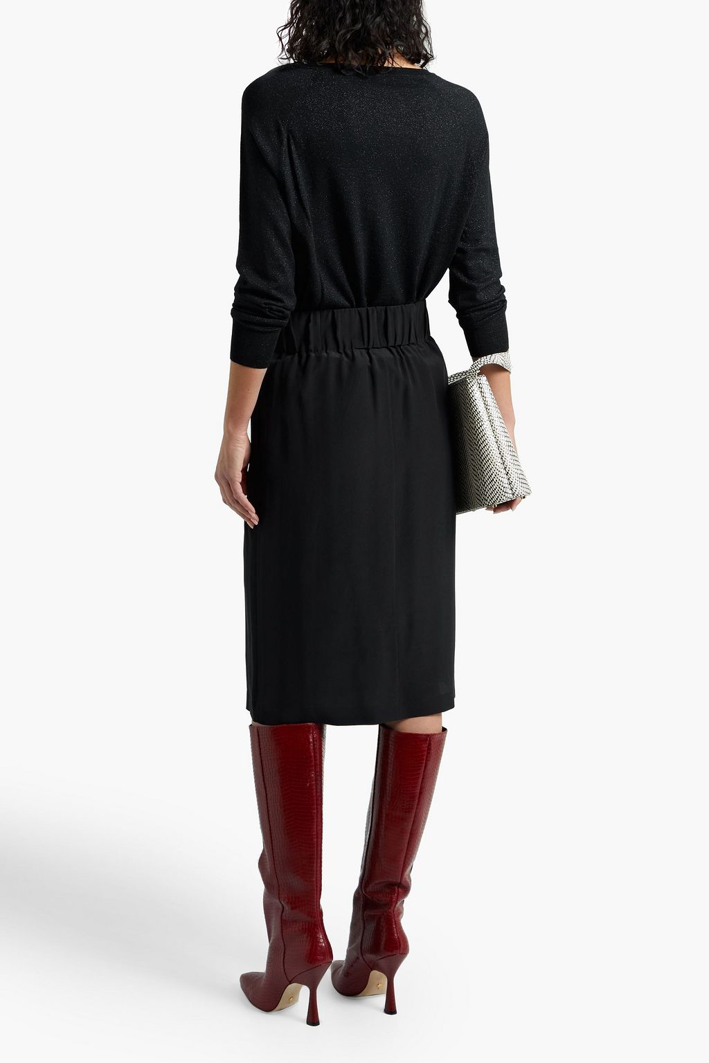 ASPESI Metallic wool-blend sweater