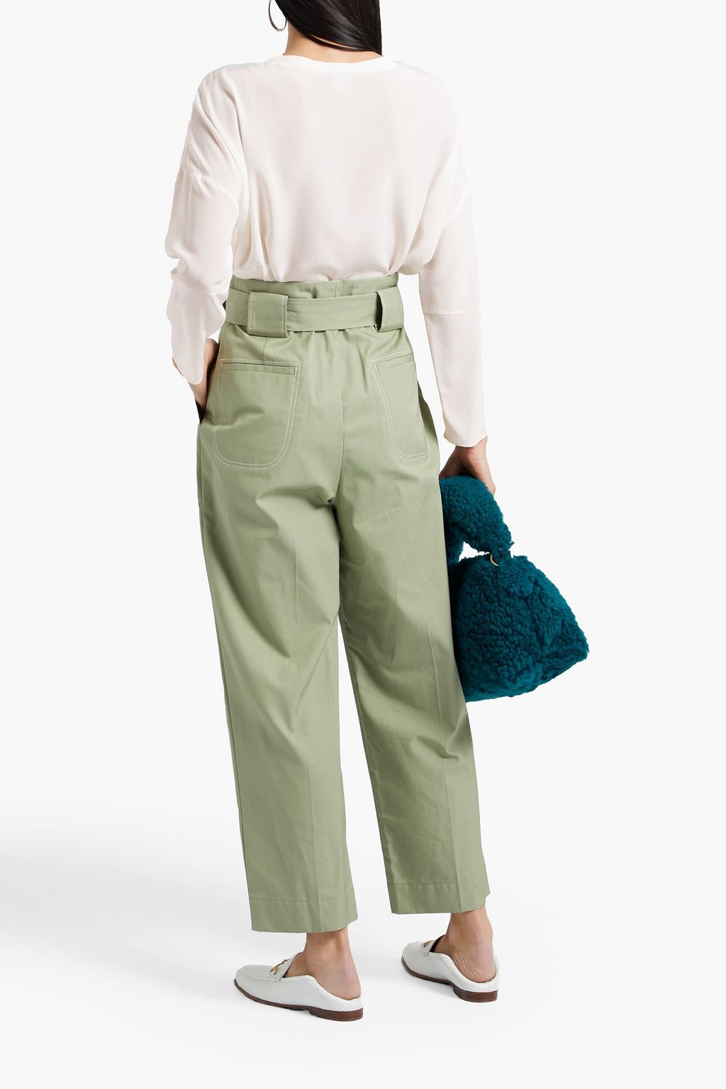 ASPESI Silk-crepe top