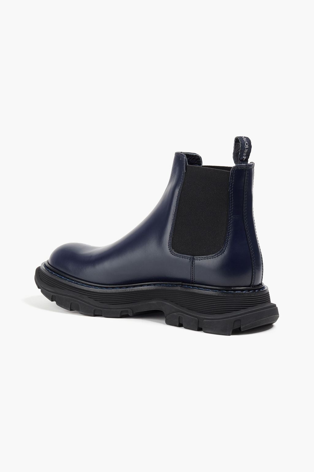 MCQUEEN Leather Chelsea boots