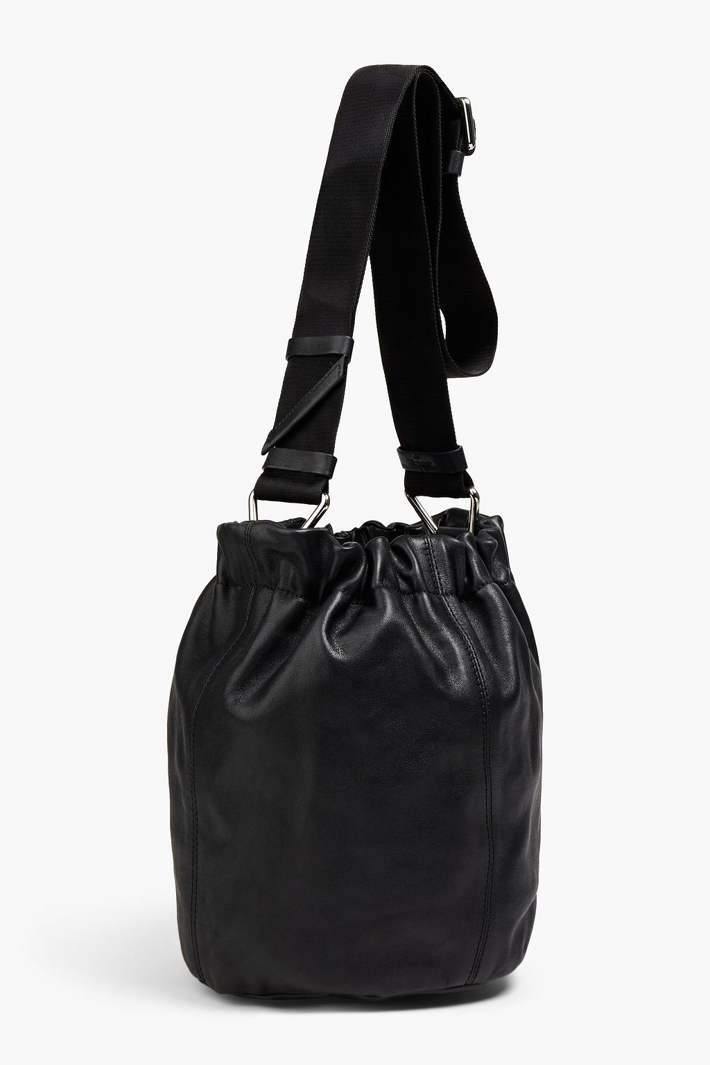 GANNI Leather bucket bag