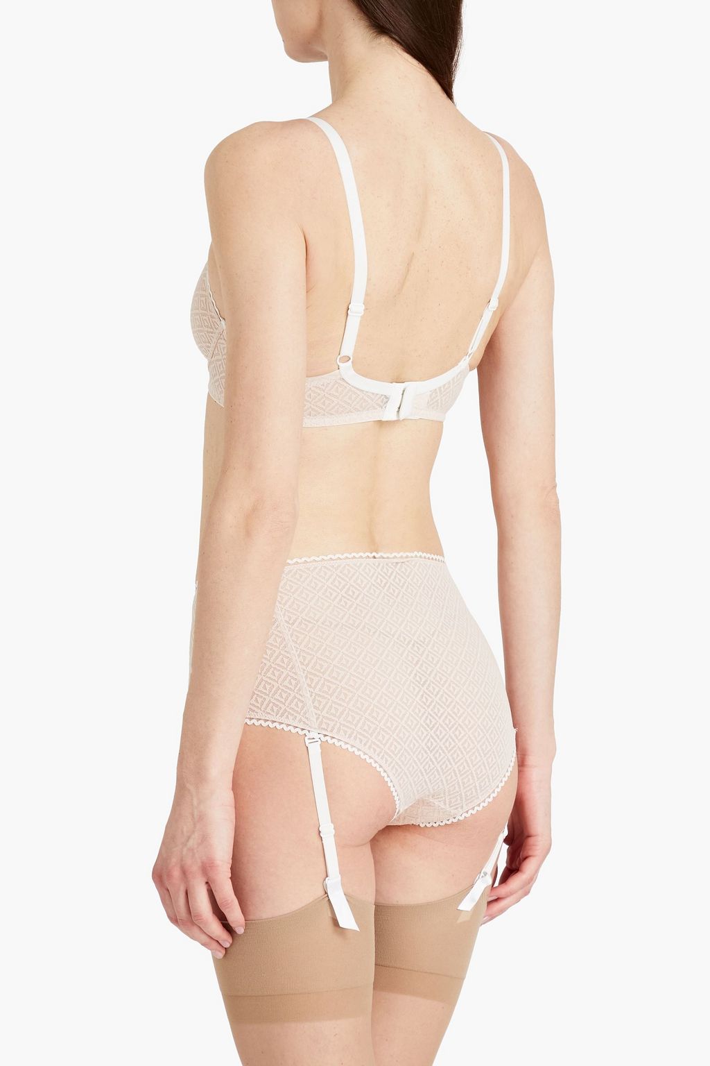 ELSE Betty stretch-lace high-rise briefs