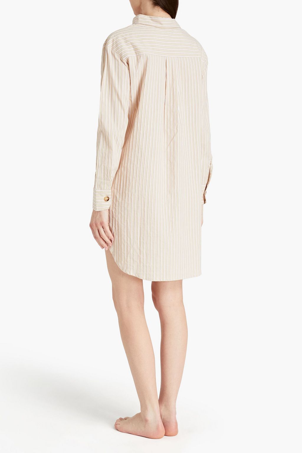 ELSE Hamptons striped cotton nightshirt