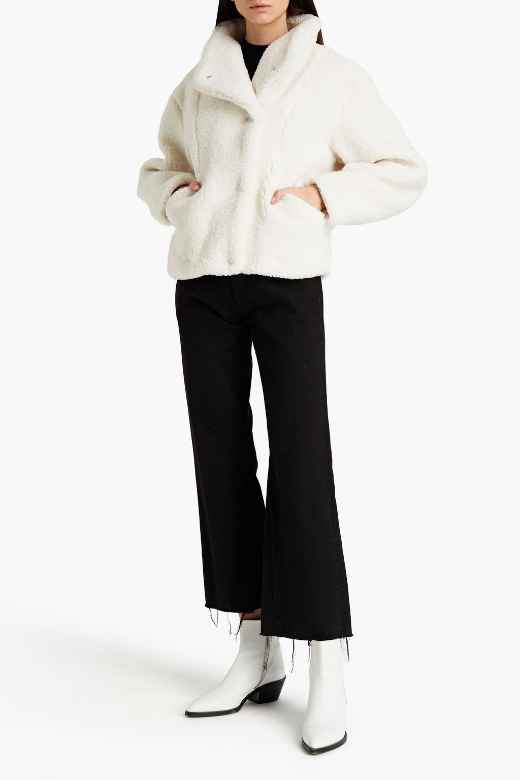 FRAME Faux shearling jacket
