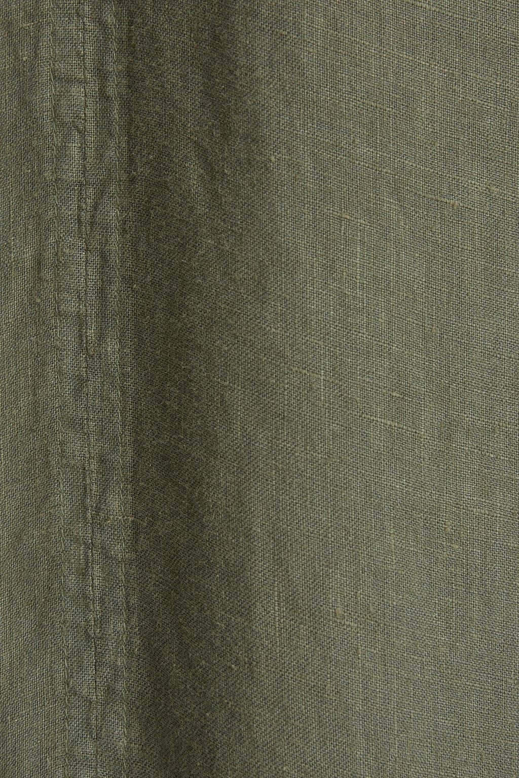 VELVET BY GRAHAM & SPENCER Gathered linen maxi dress
