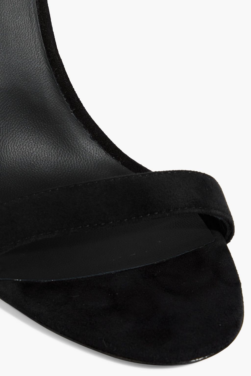 GIUSEPPE ZANOTTI Fleur 105 crystal-embellished suede sandals