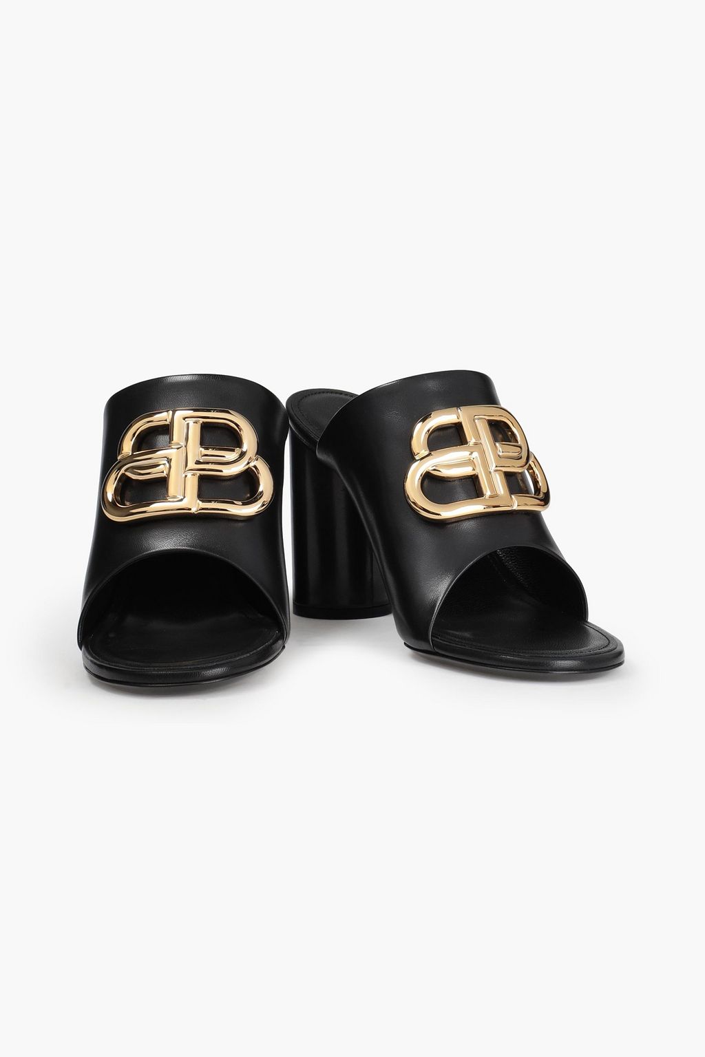 BALENCIAGA Embellished leather mules